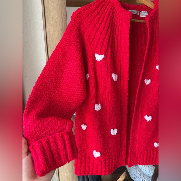 Vintage Cobble Creek Hand Embroidered Heart Cardigan medium - Picture 2 of 5
